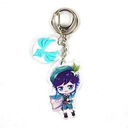 Cute Genshin Impact Venti Anime Acrylic Keychain  Offical Merch FG2502
