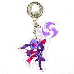Cute Genshin Impact Mona Anime Acrylic Keychain  Offical Merch FG2502