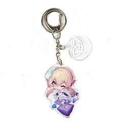 Cute Genshin Impact Lumine Anime Acrylic Keychain  Offical Merch FG2502