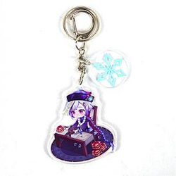 Cheap Genshin Impact Qiqi Anime Acrylic Keychain  Offical Merch FG2502