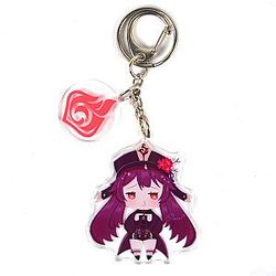 Best Genshin Impact Hu Tao Anime Acrylic Keychain  Offical Merch FG2502