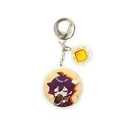 Anime Genshin Impact Zhongli Acrylic Keychain  Offical Merch FG2502