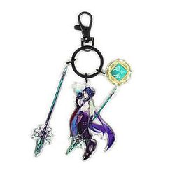 Anime Genshin Impact Xiao Cosplay Acrylic Keychain Offical Merch FG2502