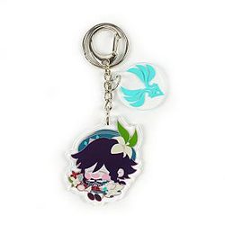 Anime Genshin Impact Venti Cosplay Acrylic Keychain  Offical Merch FG2502