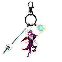 Anime Genshin Impact Rosaria Cosplay Acrylic Keychain Offical Merch FG2502