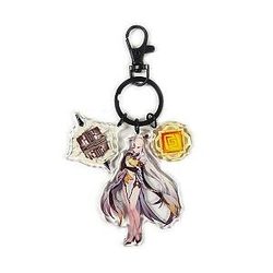 Anime Genshin Impact Ningguang Cosplay Acrylic Keychain Offical Merch FG2502