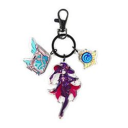 Anime Genshin Impact Mona Cosplay Acrylic Keychain Offical Merch FG2502