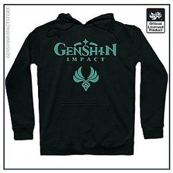 Genshin Impact Hoodie - Anemo Symbol Elements