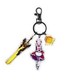 Anime Genshin Impact Noelle Cosplay Acrylic Keychain Offical Merch FG2502