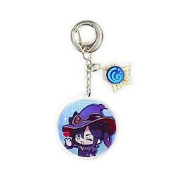 Anime Genshin Impact Mona Acrylic Keychain  Offical Merch FG2502