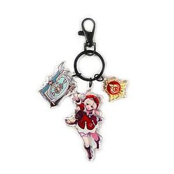 Anime Genshin Impact Klee Cosplay Acrylic Keychain Offical Merch FG2502