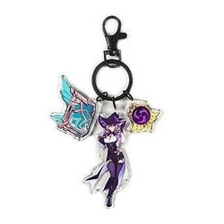 Anime Genshin Impact Lisa Cosplay Acrylic Keychain Offical Merch FG2502