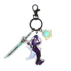 Anime Genshin Impact Kaeya Cosplay Acrylic Keychain Offical Merch FG2502