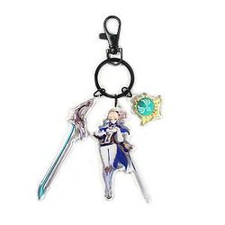 Anime Genshin Impact Jean Cosplay Acrylic Keychain Offical Merch FG2502