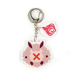Anime Genshin Impact Happy Cosplay Acrylic Keychain  Offical Merch FG2502