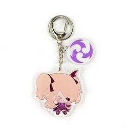 Anime Genshin Impact Fischl Cosplay Acrylic Keychain  Offical Merch FG2502