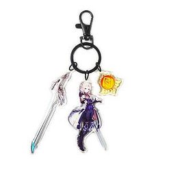 Anime Genshin Impact Albedo Cosplay Acrylic Keychain Offical Merch FG2502