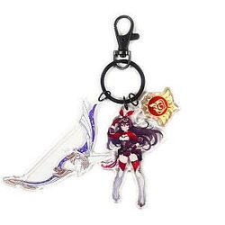 Anime Genshin Impact Amber Cosplay Acrylic Keychain Offical Merch FG2502