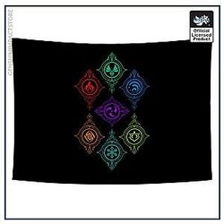 Genshin Impact Tapestries - Elements of World