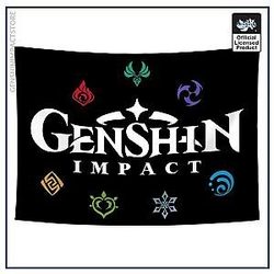 Genshin Impact Tapestries - Elements (Colours)