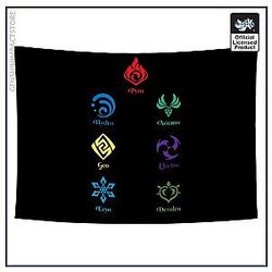 Genshin Impact Tapestries - Archon Elements