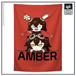 Genshin Impact Tapestries  - Amber Chibi