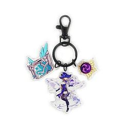 Anime Genshin Impact Acrylic Keychain Lisa Cosplay Acrylic Offical Merch FG2502