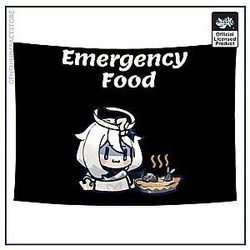 Genshin Impact Tapestries - Emergency Food Paimon