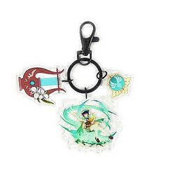 Anime Genshin Impact Acrylic Keychain Venti Cosplay Acrylic Offical Merch FG2502