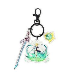 Anime Genshin Impact Acrylic Keychain Jean Cosplay Acrylic Offical Merch FG2502