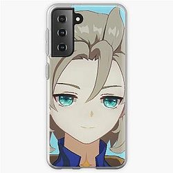 Genshin Impact Cases - Smug Albedo Samsung Galaxy Soft Case RB1109
