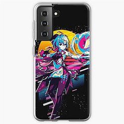 Genshin Impact Cases - Genshin Impact - Ganyu *80s retro* Samsung Galaxy Soft Case RB1109