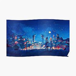 Genshin Impact Poster - Xiao & Traveler | Genshin Impact Poster RB1109