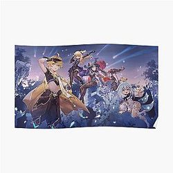 Genshin Impact Poster - Genshin Impact - Unreturned Star Event With Mona And Fischl Official Artwork Poster RB1109