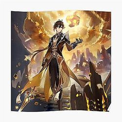 Genshin Impact Poster - Zhongli Genshin Impact Poster RB1109