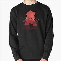 Genshin Impact Sweatshirts - Genshin Impact Hu Tao - Illusion *Black* Pullover Sweatshirt RB1109