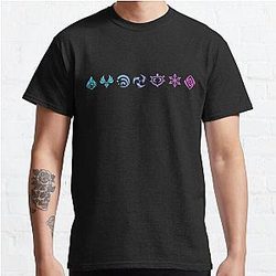 Genshin Impact T-Shirt - Genshin Impact Elements Classic T-Shirt RB1109