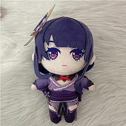 Genshin Impact Plushies - Raiden Shogun Plush Doll Anime Gift