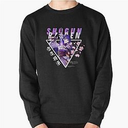 Genshin Impact Sweatshirts - Raiden Shogun BAAL - Genshin Impact New Character Pullover Sweatshirt RB1109