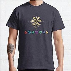 Genshin Impact T-Shirt - Genshin impact elements impact Classic T-Shirt RB1109