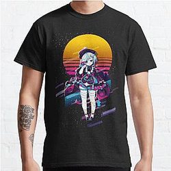 Genshin Impact T-Shirt - Qiqi - Genshin Impact 80s retro Classic T-Shirt RB1109