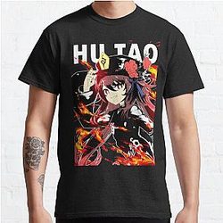 Genshin Impact T-Shirt - Hu tao Genshin impact Hutao Genshin Shirt T-Shirt Shirt Classic T-Shirt RB1109
