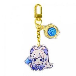 Outlet Genshin Impact Acrylic Keychain Sangonomiya Kokomi Cosplay Offical Merch FG2502