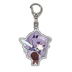 New Genshin Impact Keqing Cosplay Cute Mini Version Anime Acrylic Keychain  Offical Merch FG2502