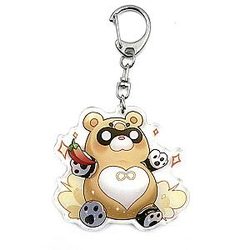 New Genshin Impact Guoba Figures Acrylic Keychain G Shaped Buckle  Offical Merch FG2502
