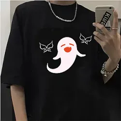 Genshin Impact Hu Tao Xiao Kaedehara Kazuha Cartoon Print T-shirts