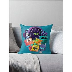 Geometry Dash Throw Pillow