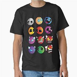 Geometry Dash Difficulty Demon Classic T-Shirt