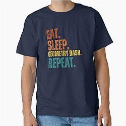 Eat sleep geometry dash repeat Classic T-Shirt becomes
Eat sleep repeat Classic T-Shirt