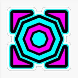 Geometry Dash Icon Sticker